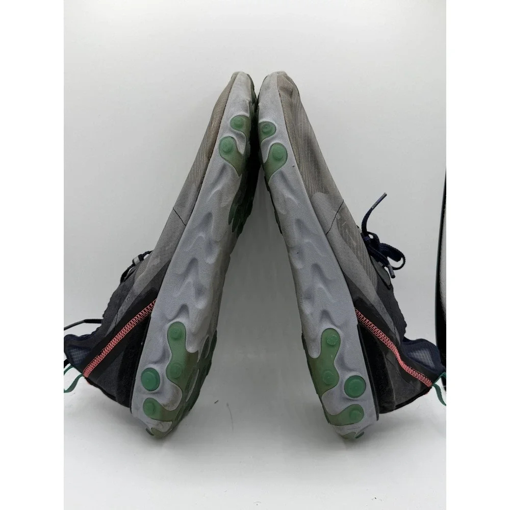 Nike React Element 87 Neptune Green AQ1090-005 Mens Size 12 Pre-Owned No Box